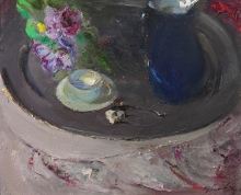 Tray - oil, canvas